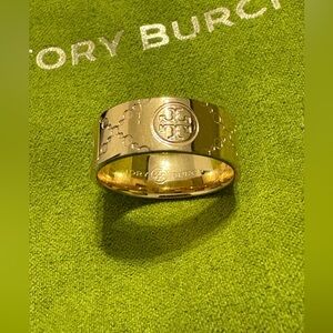 Tory Burch T Monogram Gold Ring